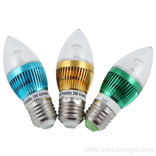 High Colourful Candle Lamp 3W 50, 000hrs Superior Quality (LACF-3)